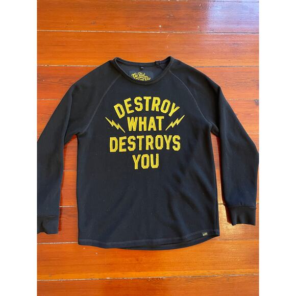 Go Fast Don't Die "Destroy What Destroys You” Vintage Moto Jersey - Sz Large - Picture 7 of 10